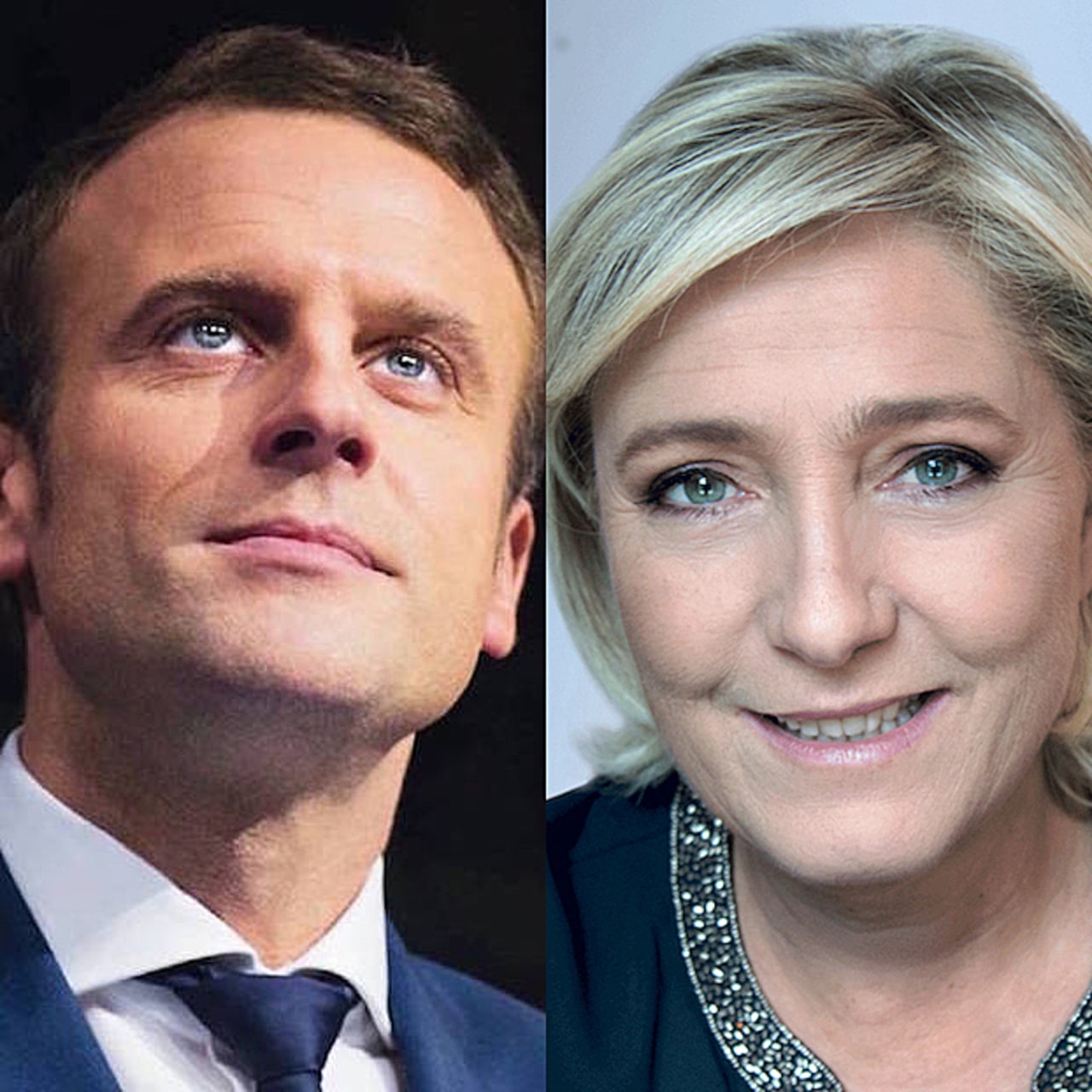 Emmanuel Macron et Marine Le Pen