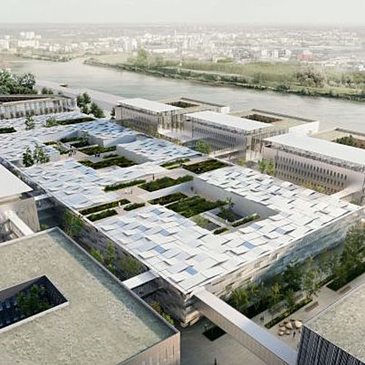 Le futur CHU de l'île de Nantes