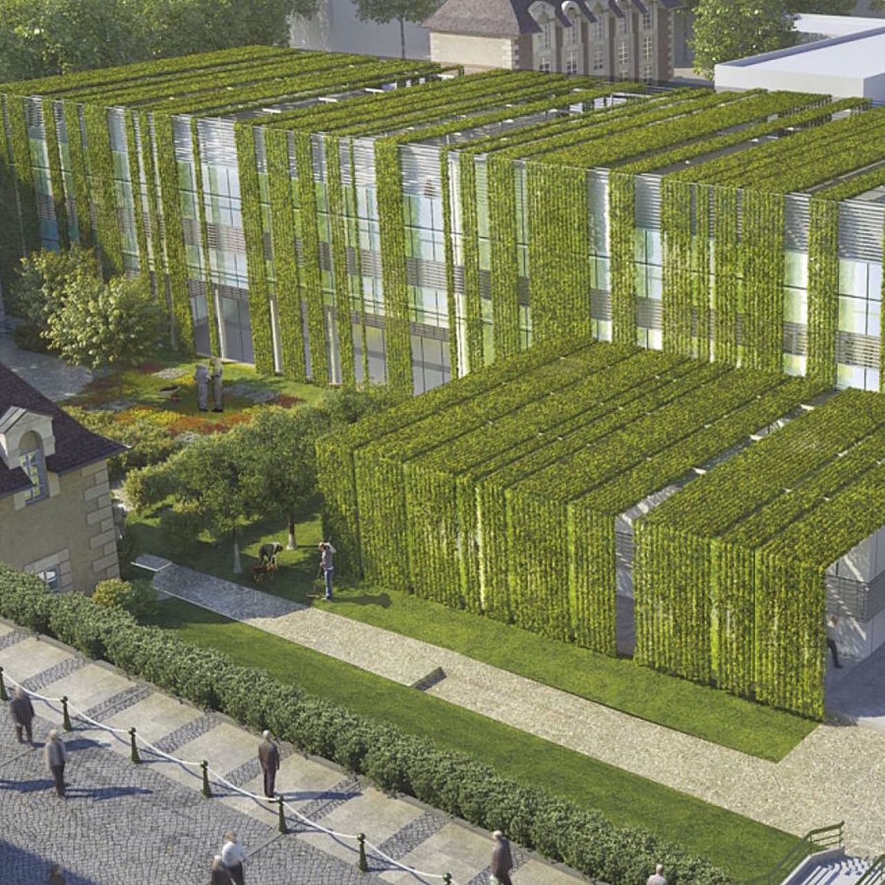 Le futur centre de recherche translationnelle en hémato-oncologie et biothérapies de l'hôpital Saint-Louis.