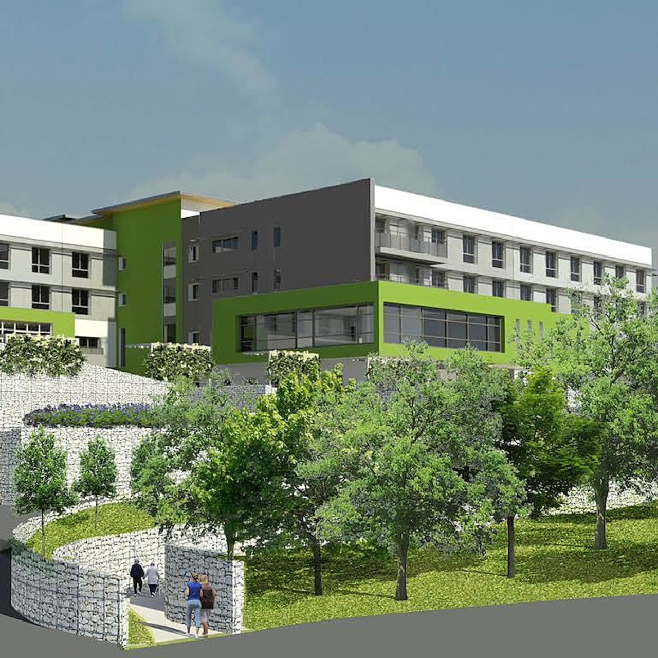 La future clinique SSR Korian à Sainte-Foy-lès-Lyon