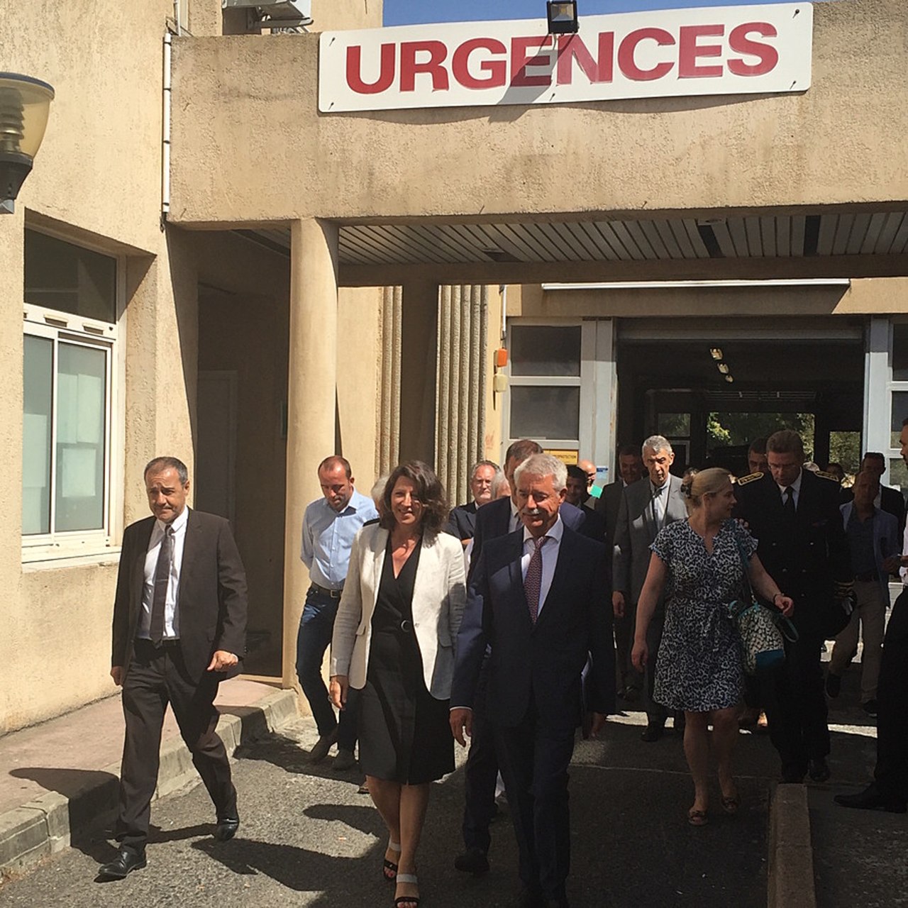 Agnès Buzyn était en visite au CH de Bastia le 17 août (Haute-Corse).