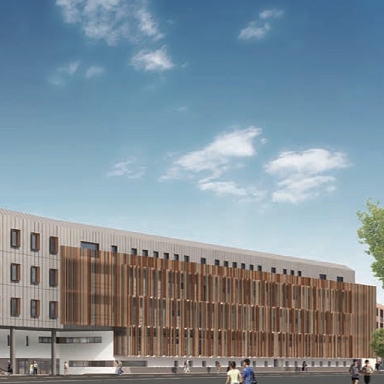 Façade du bâtiment Robec