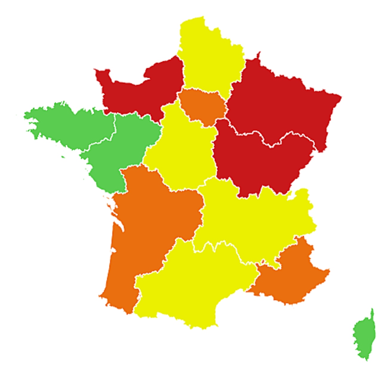 La consommation régionale en établissement de santé