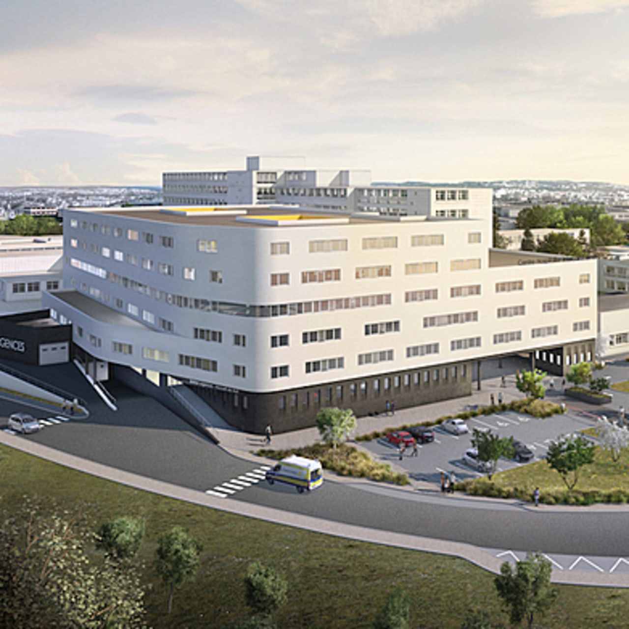 L'extension du CHI de Poissy-Saint-Germain représente un investissement de 71,2 M€.