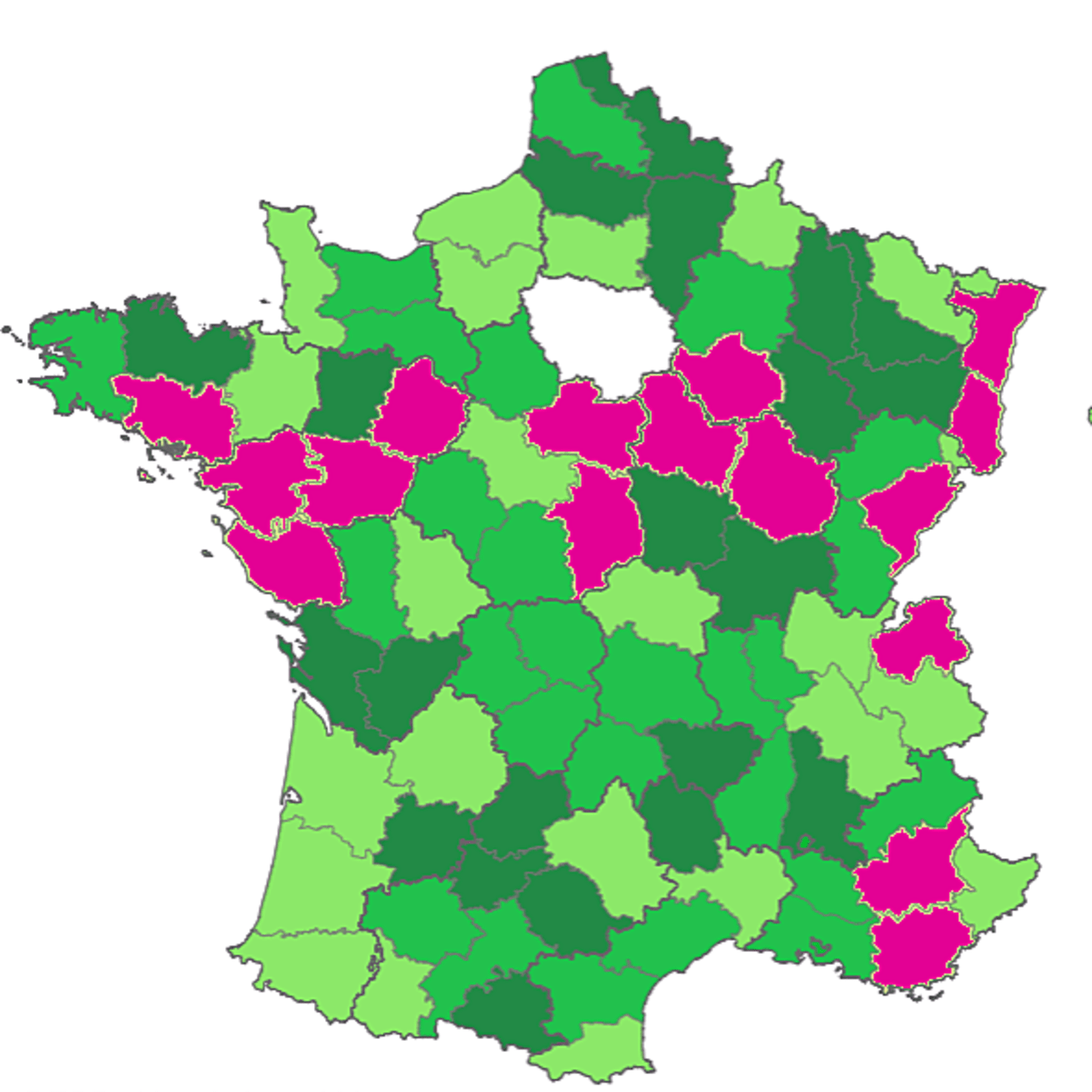 Proportion d'élèves en situation de handicap scolarisés en 1er et 2e cycle en milieu ordinaire dans l'année scolaire 2014-2015