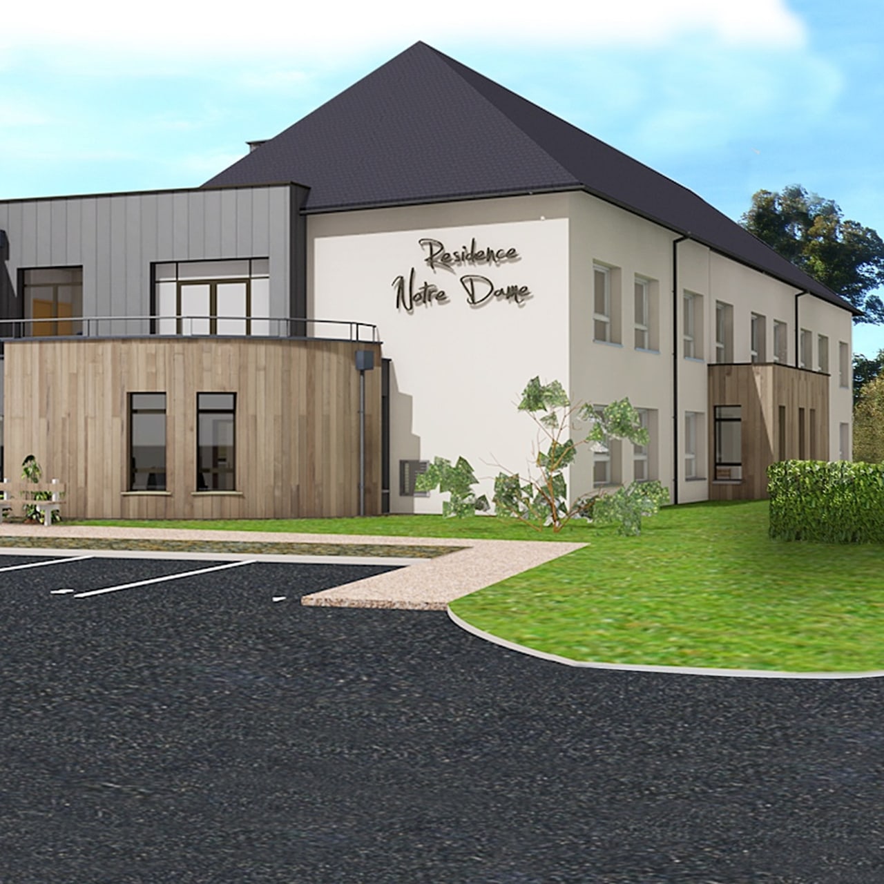 Les nouveaux bâtiments de l'Ehpad seront "intégrés à la ville".