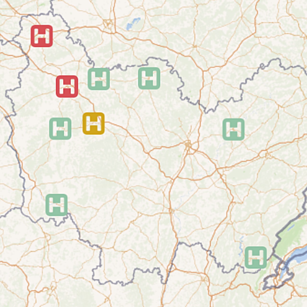 Les services et établissements menacés