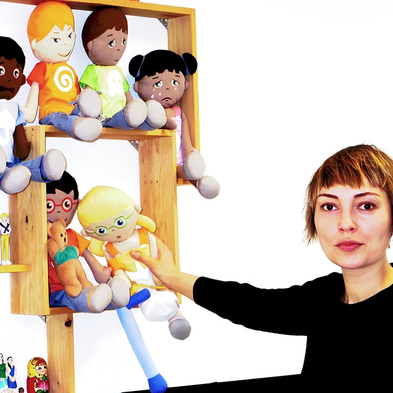 Katia Poliheszko, psychologue, utilise parfois les poupées à émotions.