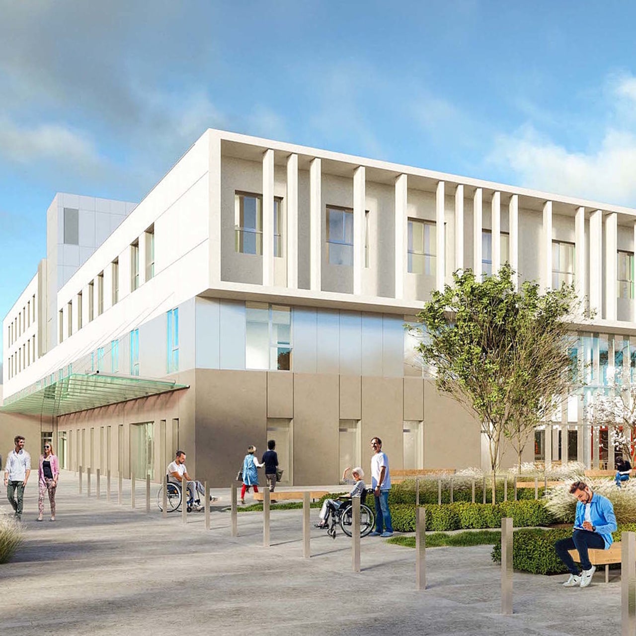 Le nouveau pôle de médecine physique et réadaptation doit ouvrir en 2022 après 60 M€ d'investissement.