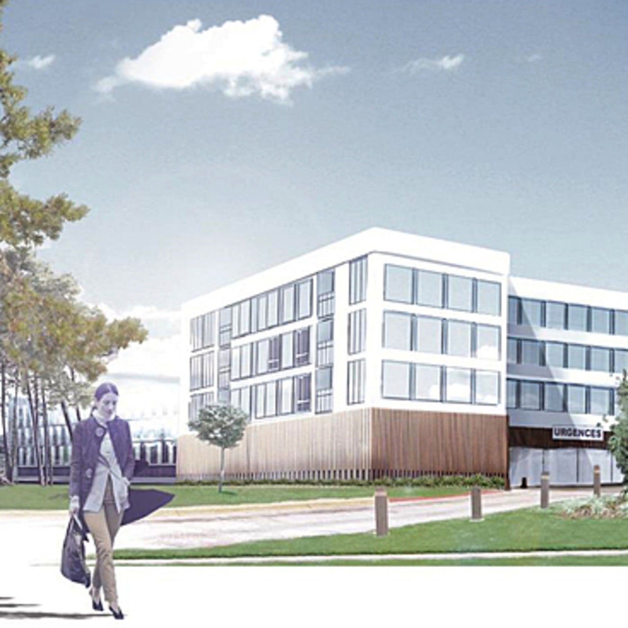 Les travaux de construction à Saclay du nouveau GH Nord-Essonne avoisinent les 200 M€.