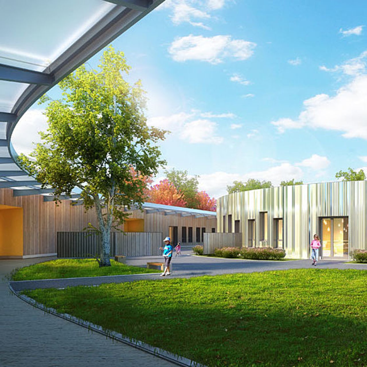 Le projet architectural de l'IME de Blain représente un budget total de 4,3 millions d'euros.