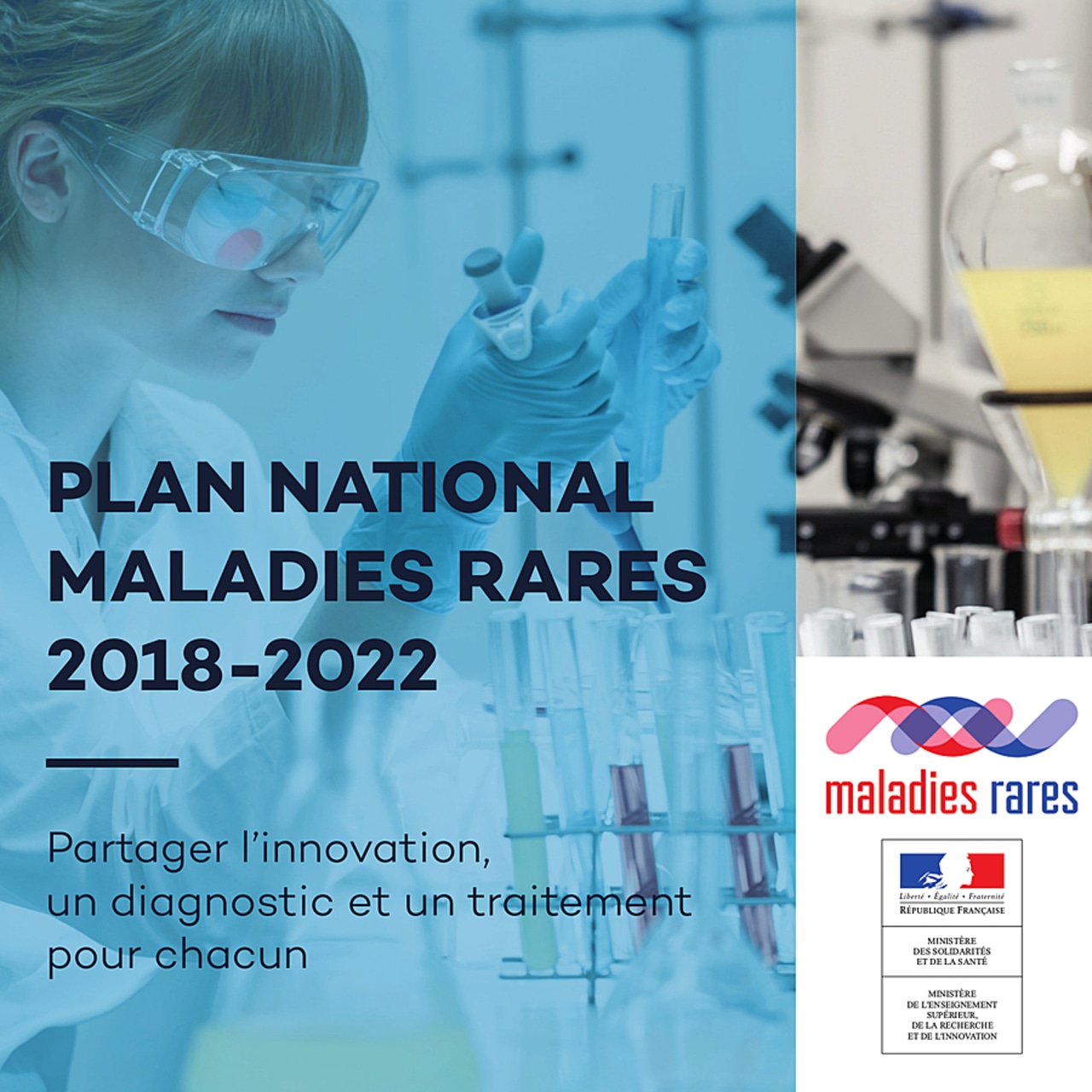 Le troisième plan national Maladies rares 2018-2022 porte une ambition dans son titre "Partager l'innovation, un diagnostic et un traitement pour chacun".