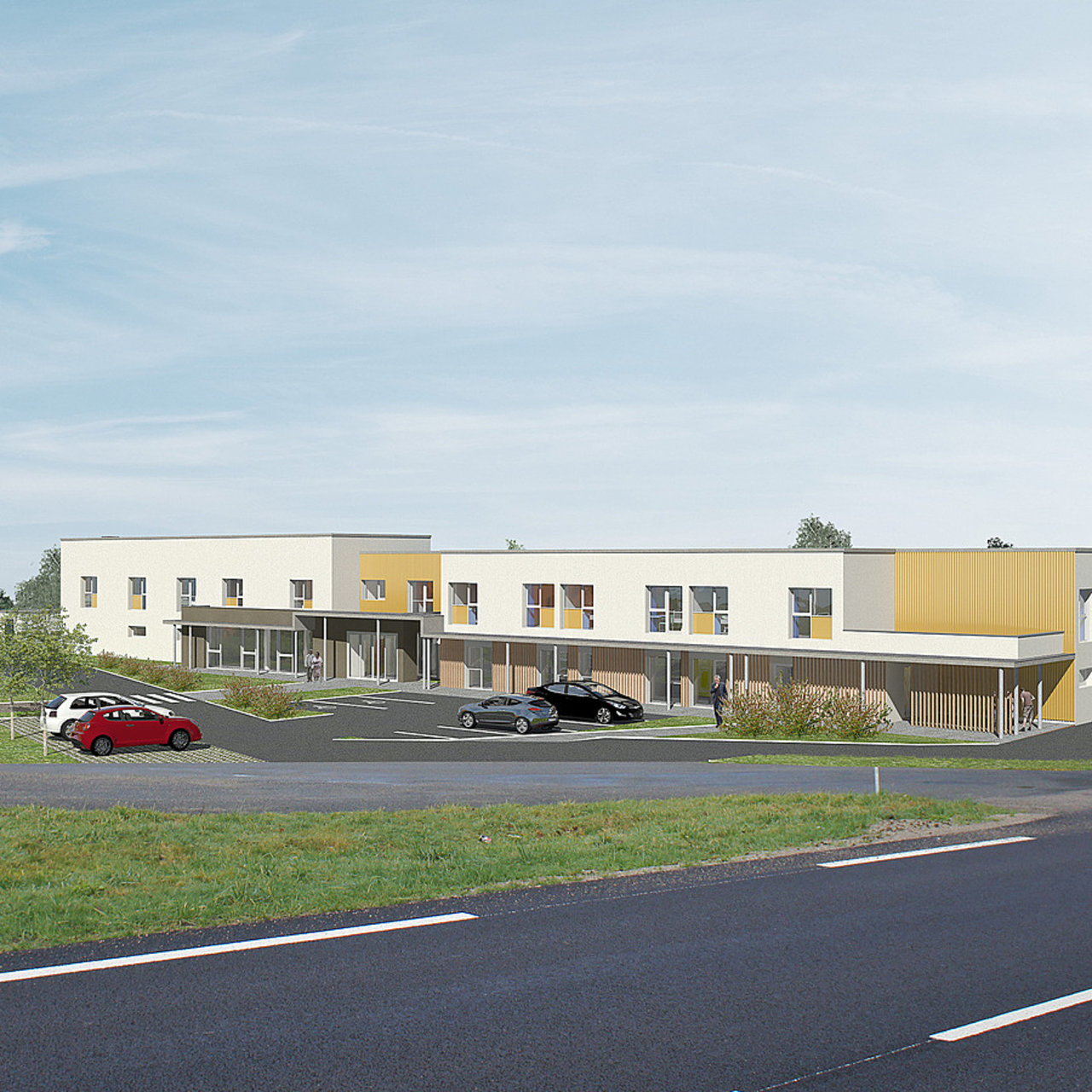 Des logements adaptés viendront s'installer à proximité.