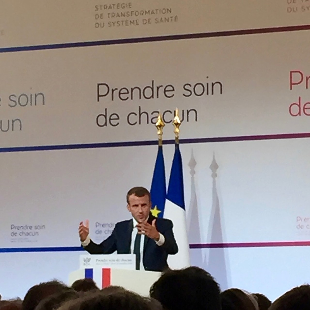 Emmanuel Macron présente les mesures de transformation du système de santé