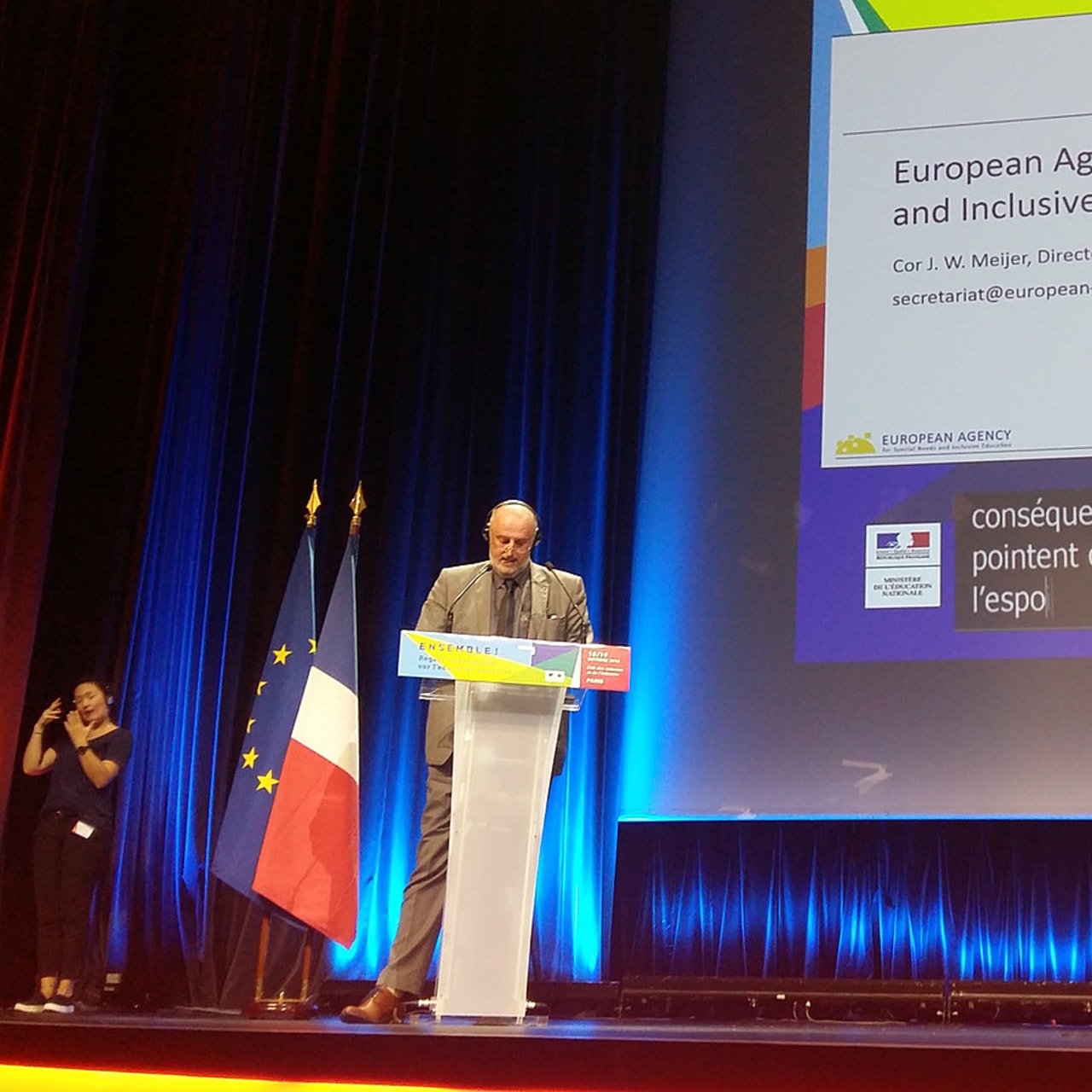 Cor J.W. Meijer dirige l'agence européenne pour les besoins éducatifs particuliers.