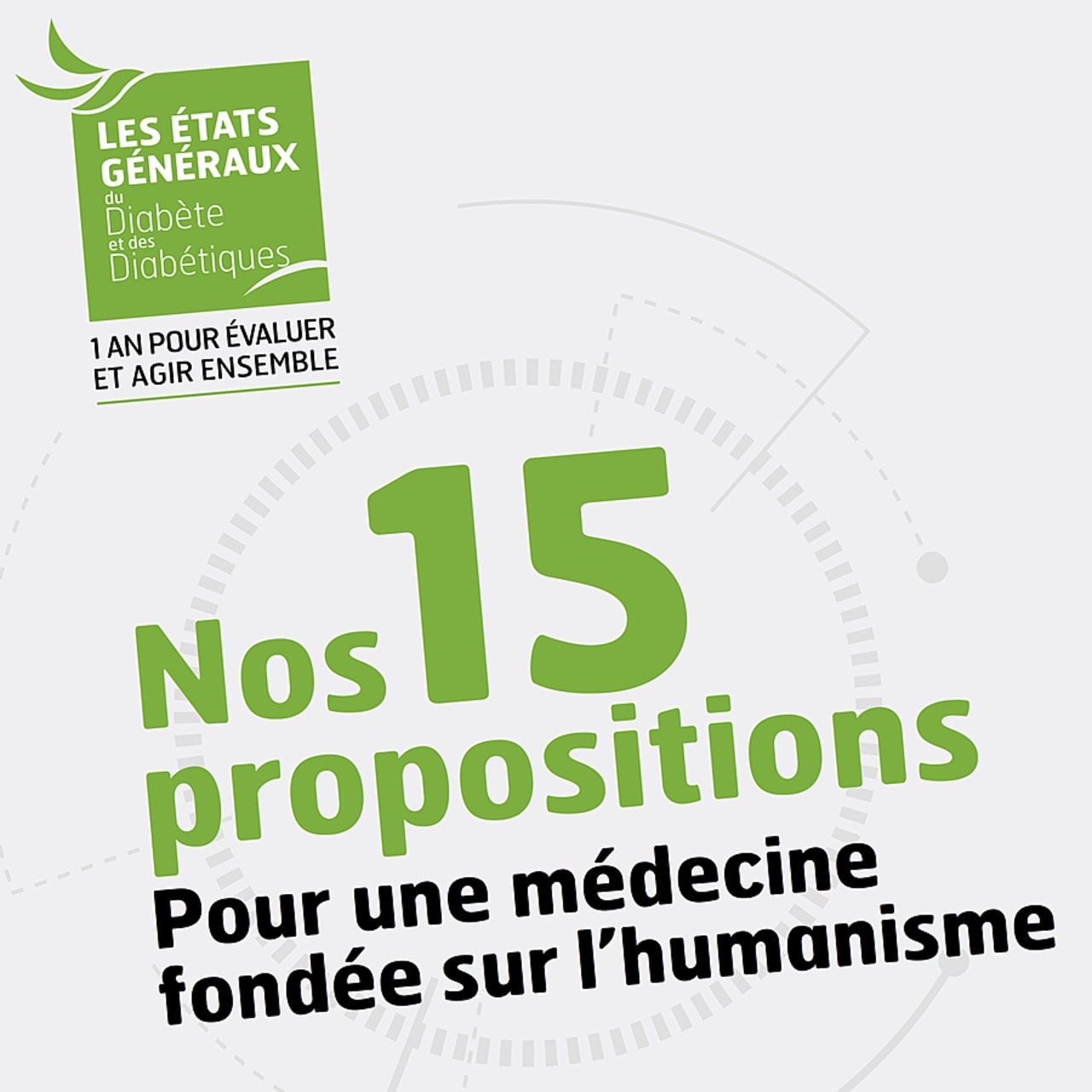15 propositions émergent des états généraux du diabète et des diabétiques.