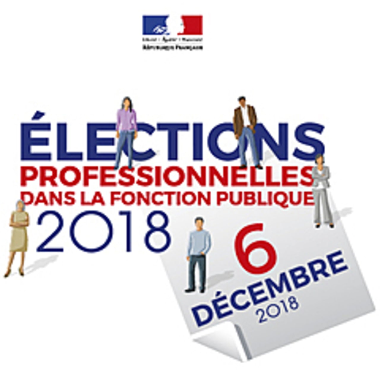Le logo ministériel appelant au vote le 6 décembre