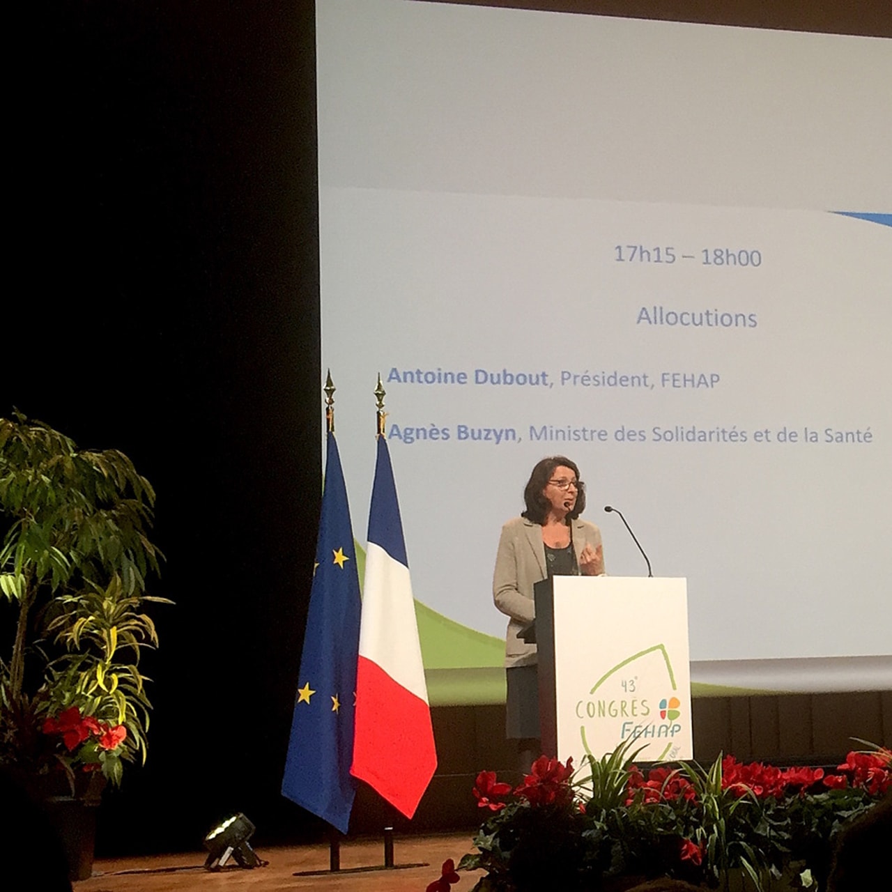 Agnès Buzyn au congrès de la Fehap