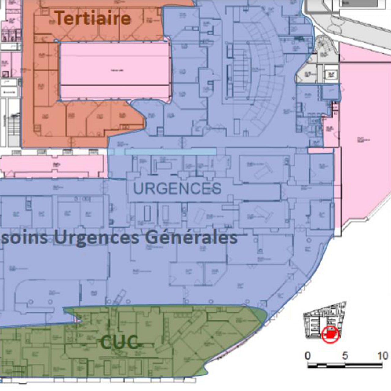 Les urgences de Lariboisière sont les premières en nombre de l'AP-HP avec 85 000 passages par an.