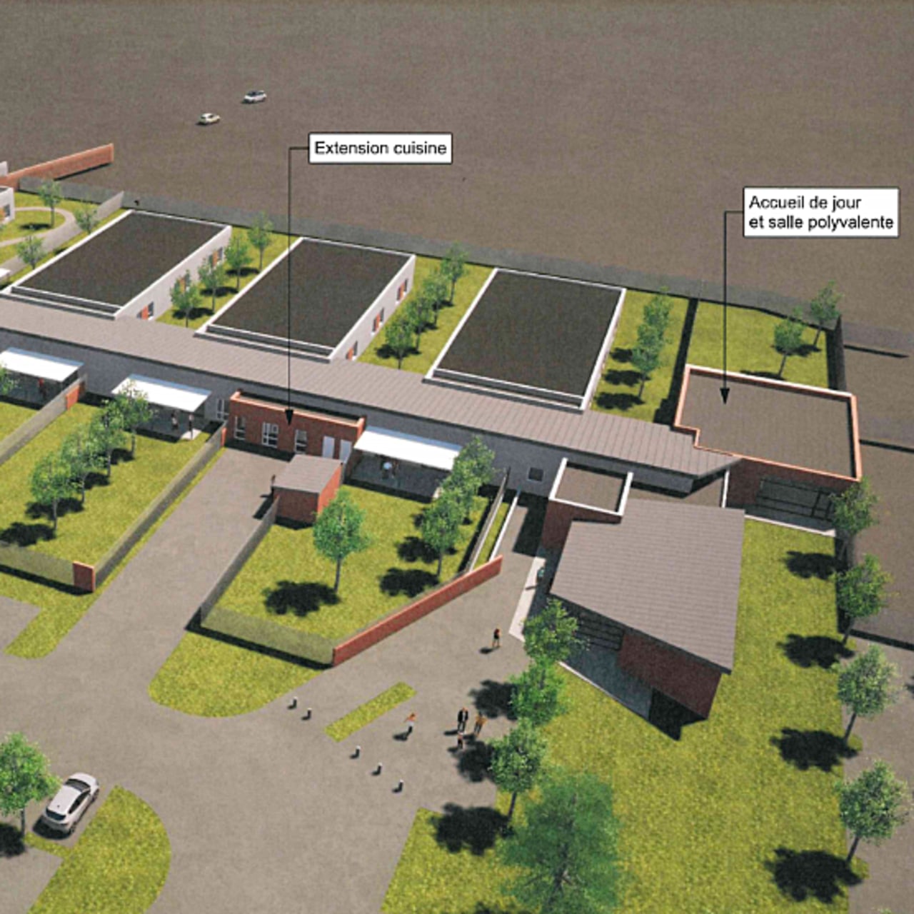 À la fin des travaux, la surface de la Mas sera augmentée d'un tiers.