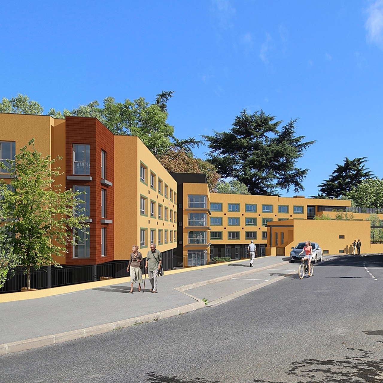 L'Ehpad de Villebon-sur-Yvette accueillera 98 résidents. 42 personnels soignants les accompagneront au quotidien.