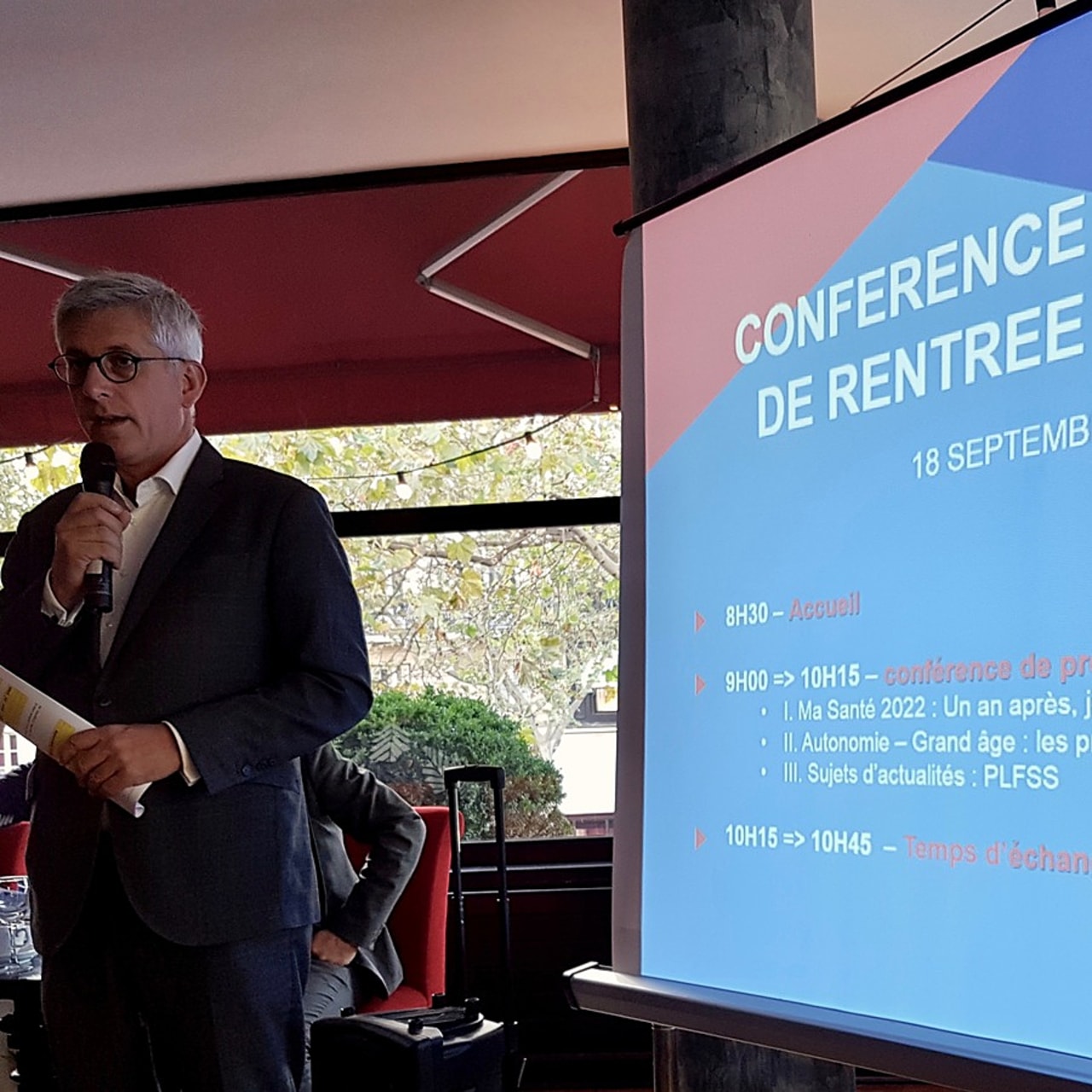La conférence de presse de rentrée de la FHF a été organisée un an jour pour jour après la présentation par Emmanuel Macron de la réforme du système de santé.