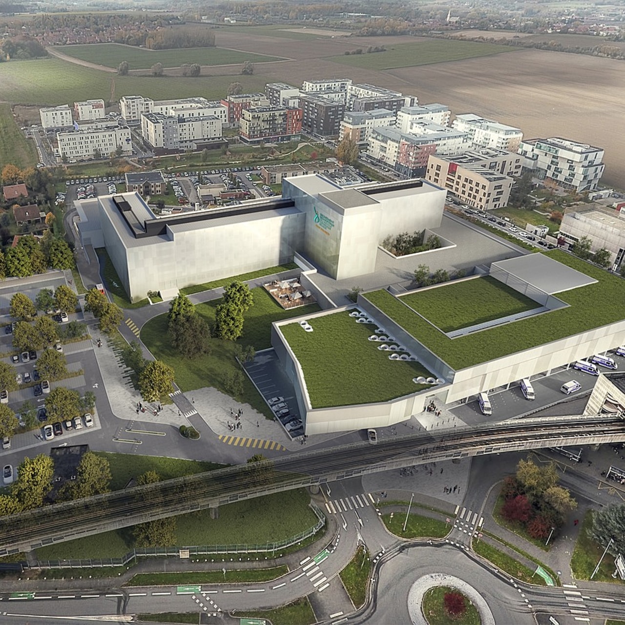 Le nouveau bâtiment accueillera sur 2 200 m2 les blocs opératoires, les locaux d'accueil et de support.