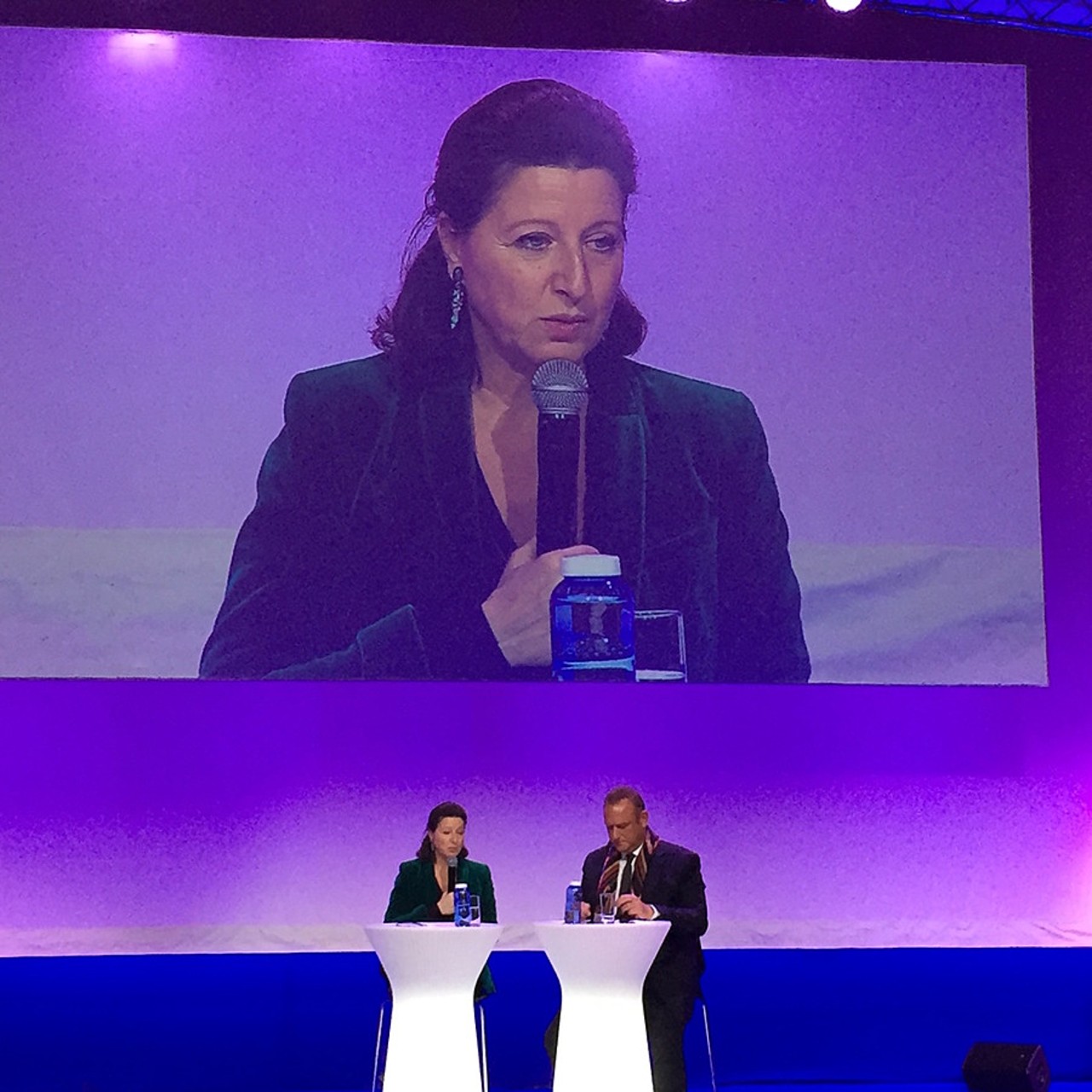 La ministre de la Santé Agnès Buzyn a passé en revue plusieurs dossiers d'actualité provoquant les inquiétudes de la FHP.