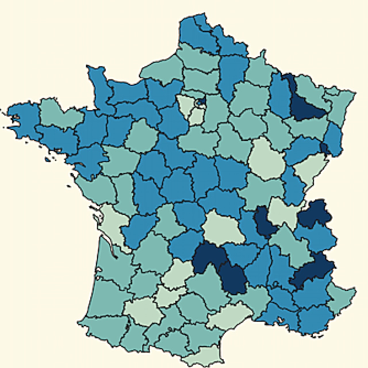 La Drees s'est intéressée à la répartition géographique des aides-soignants.
