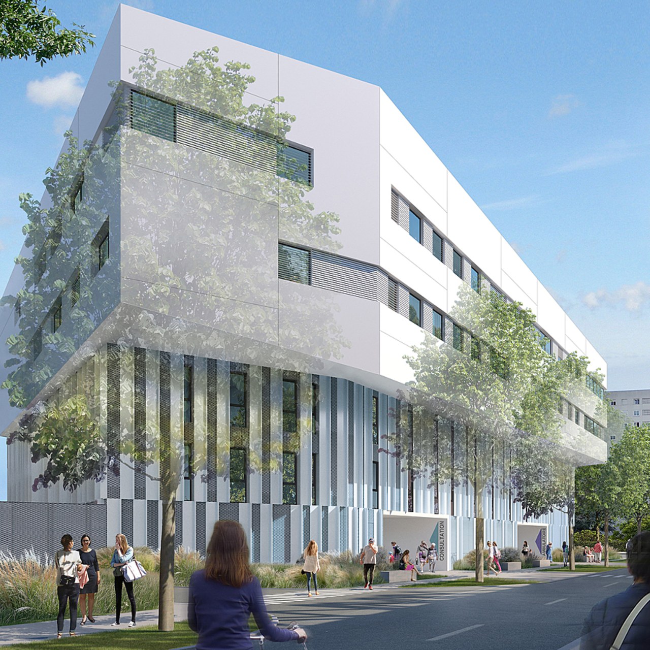 Le bâtiment ambulatoire de la polyclinique devrait être livré fin 2022.