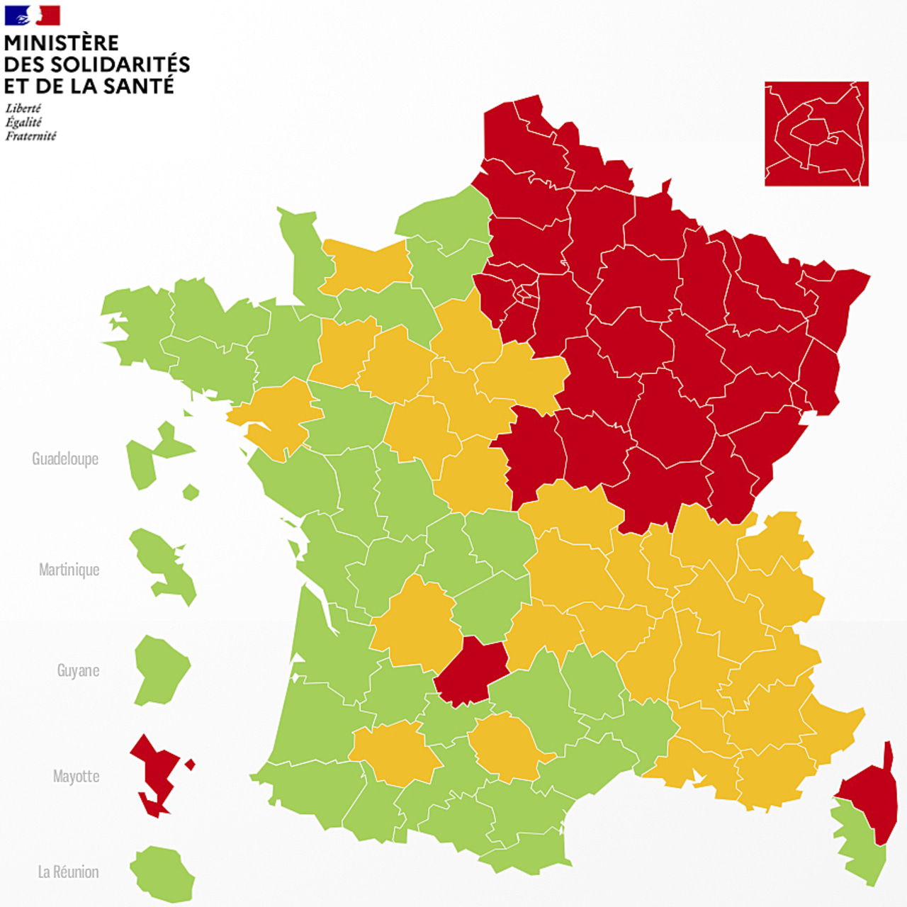 Une troisième carte synthétise les deux critères précédents (ici la première carte en date du 30 avril).