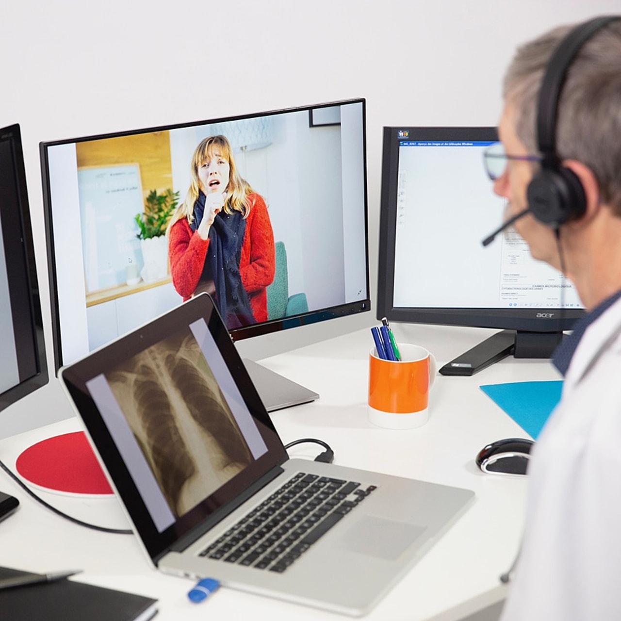 La Délégation du numérique en santé souhaite capitaliser sur les avancées de 2020 en matière de e-santé pour faire de l'année 2021 une année décisive. (Collanges/BSIP)