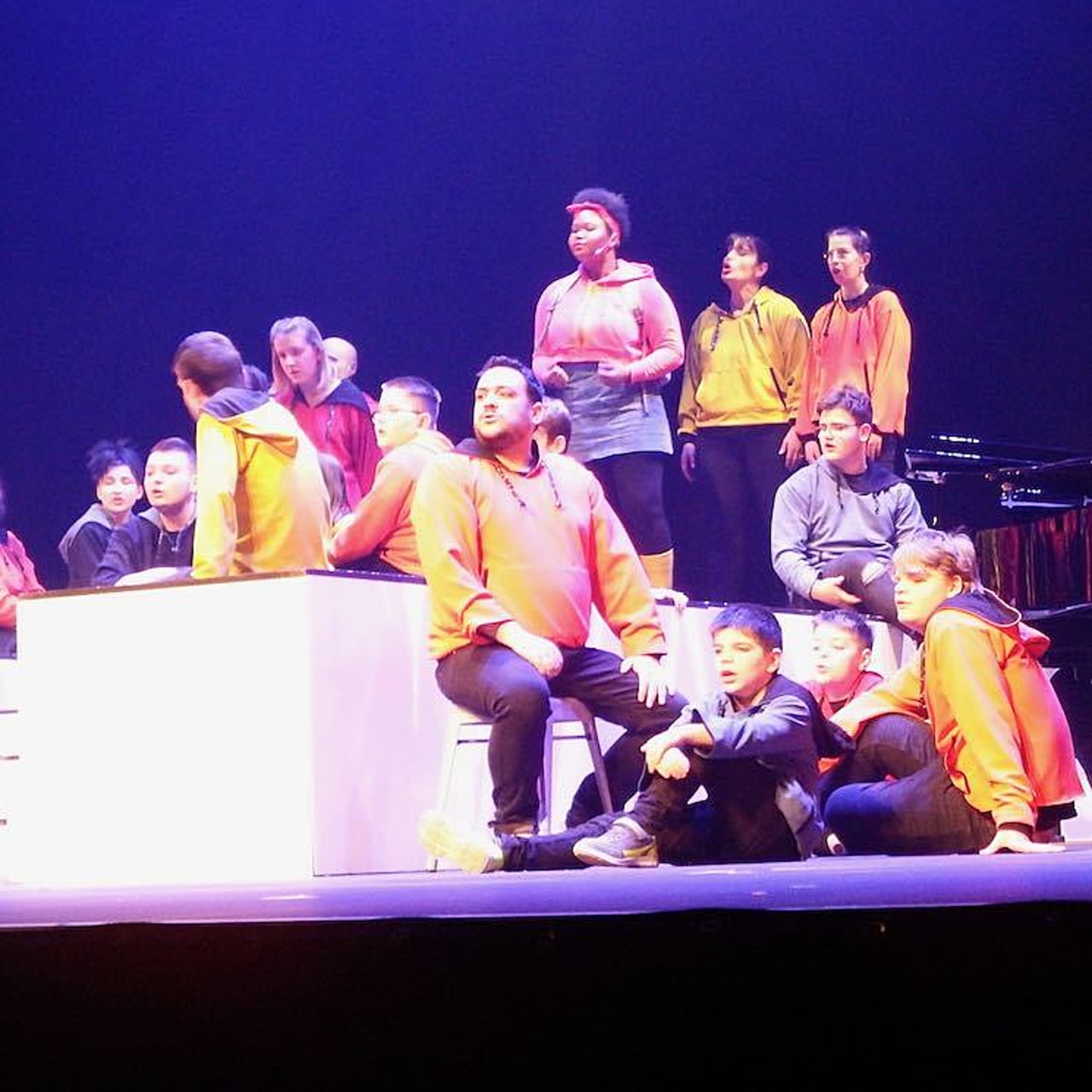 Plus d'une quarantaine d'enfants et de professionnels des établissements sont associés au spectacle.