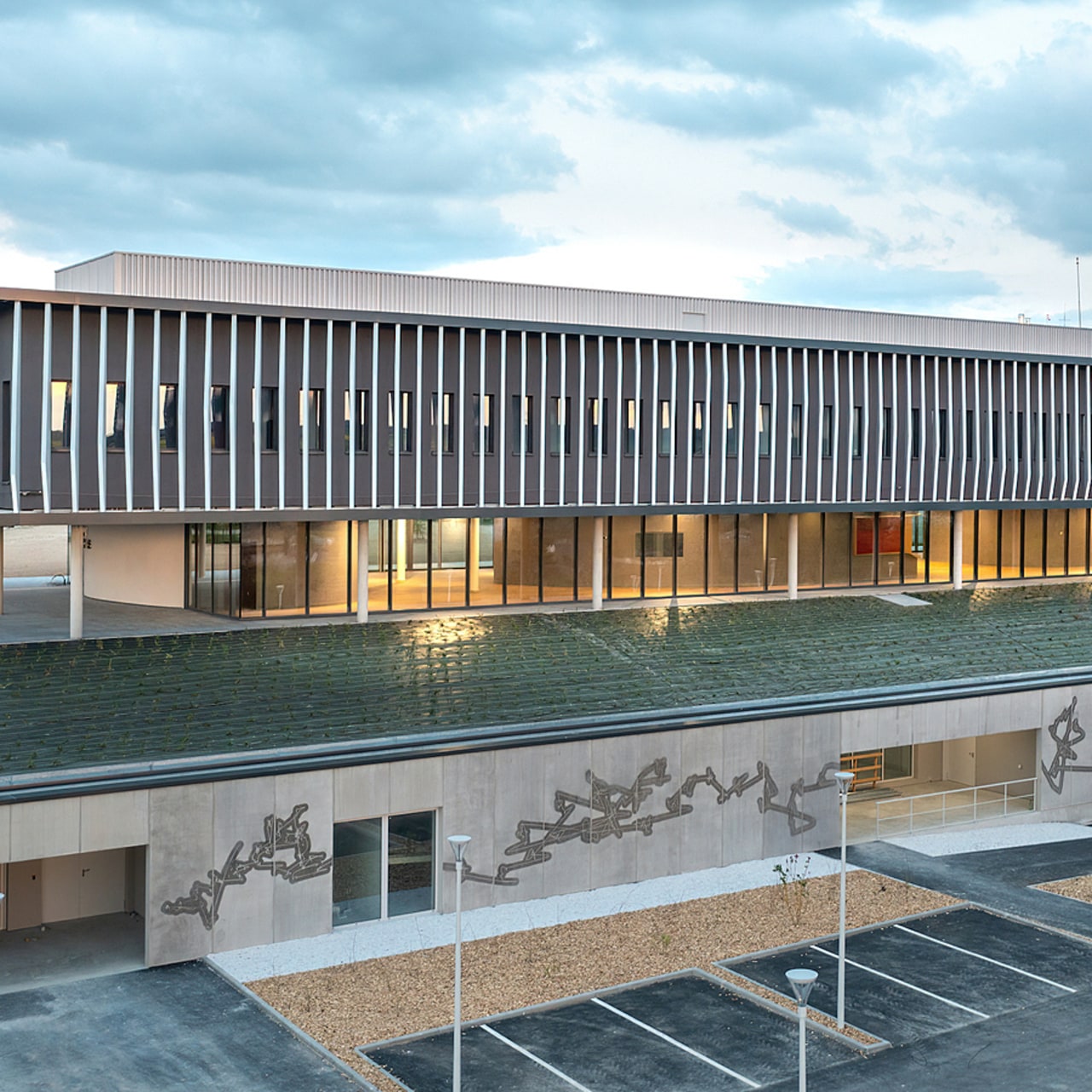 À Amiens, la construction de l'Institut Faire faces a été pensée en plateaux. (Antoine Duhamel Photography)