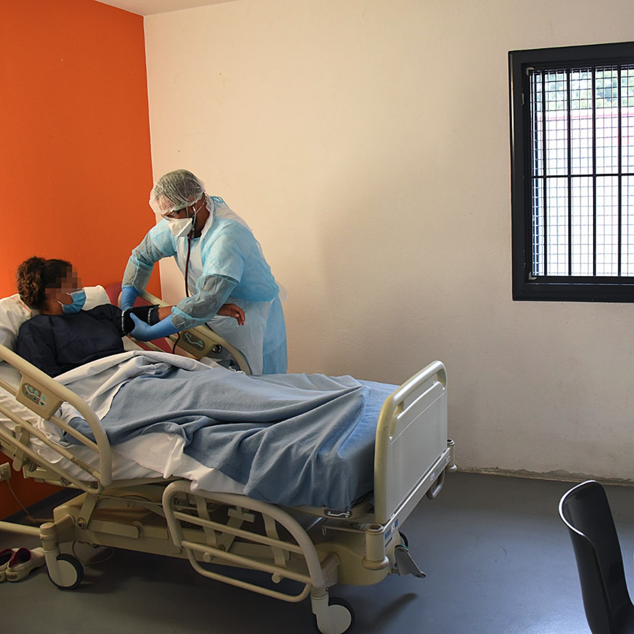 L'UHSI pour la prise en charge médico-chirurgicale des détenus, gérée par l'Assistance publique-hôpitaux de Marseille (AP-HM, Bouches-du-Rhône), compte 45 lits. (Hôpitaux universitaires de Marseille/Christophe Asso)