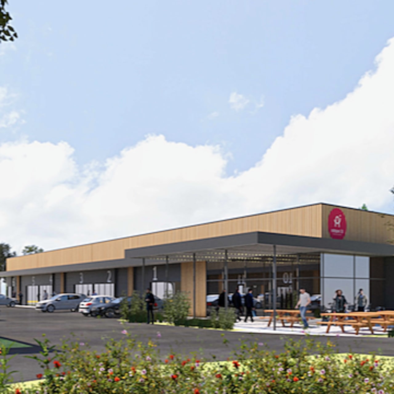 La pépinière pourra accueillir dans ses locaux en plain-pied jusqu'à 12 entreprises. (Ellie Jolly Architectes)