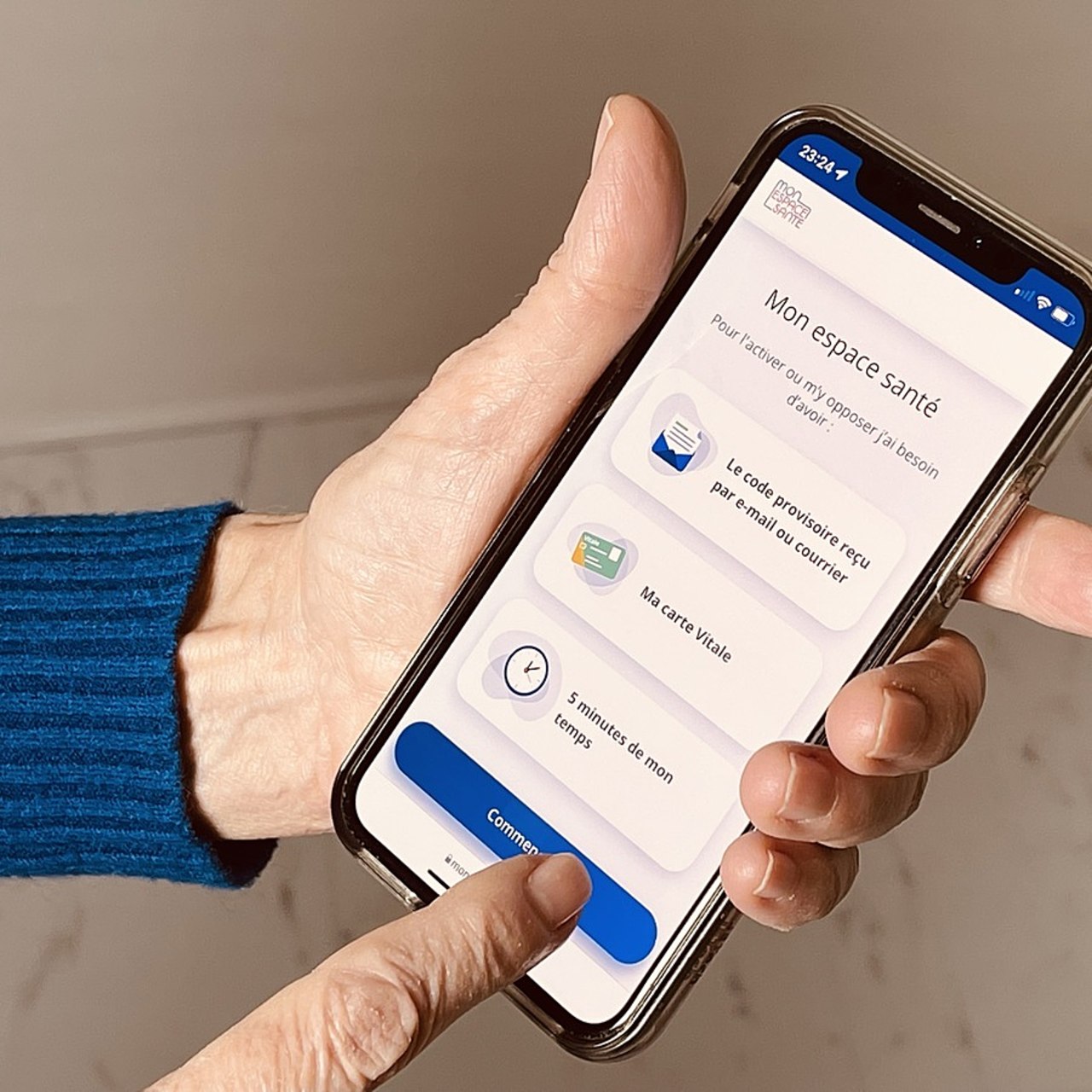 La vague 2 du Ségur prévoit entre autres de simplifier la consultation des documents de Mon espace santé. (Image Point FR/LPN)