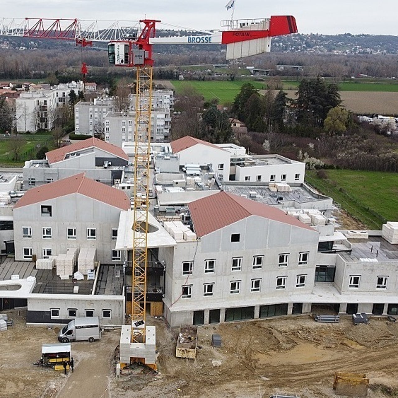 D'un montant total de 28 M€, le chantier de construction du pôle gérontologique de l'ACPPA entend diversifier l'offre de services sur l'Est lyonnais. (ACPPA)