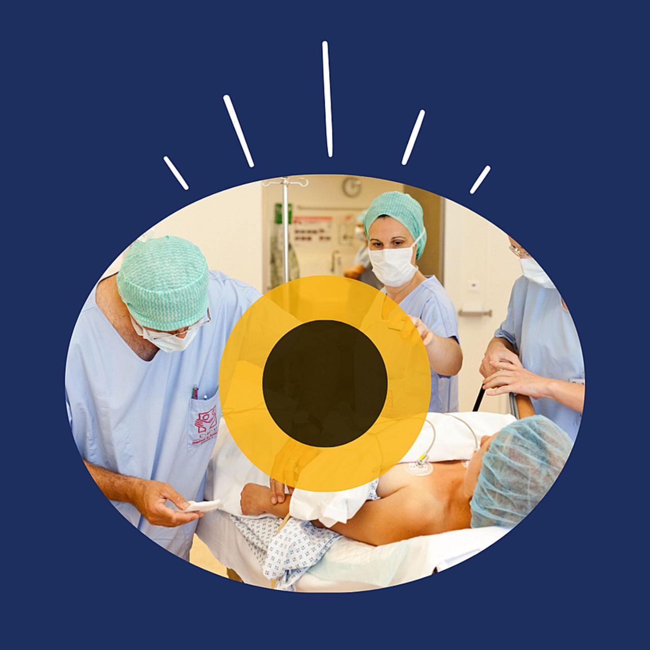 La Dr Cécile Gardas, gynécologue-obstétricienne et praticienne hospitalière au CH de Rodez, s'est intéressée au choix et effets de la musique sur les professionnels du bloc opératoire. (Burger/Phanie)