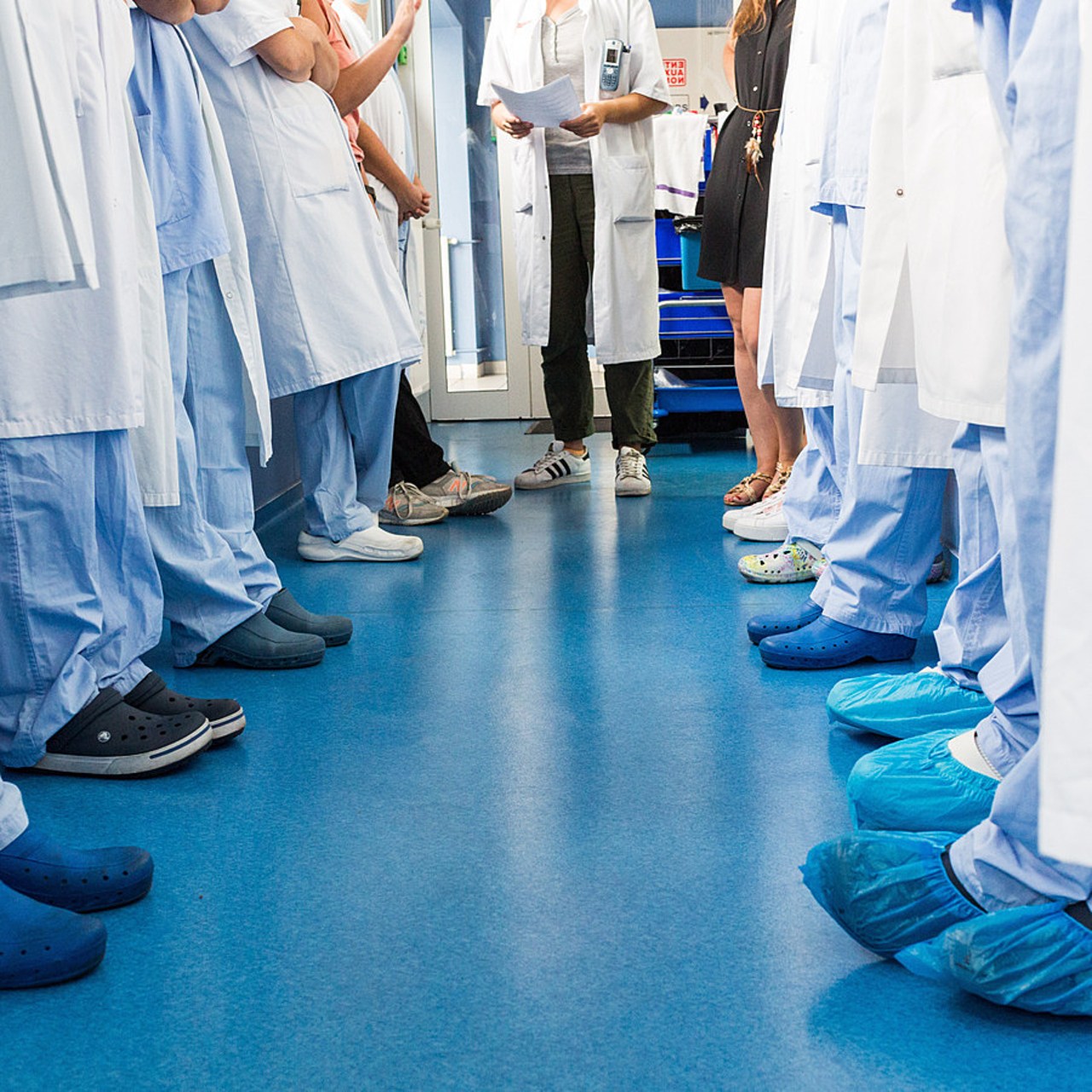 Les praticiens hospitaliers exercent pour plus d'un tiers en CHU ou CHR. (Burger/Phanie)