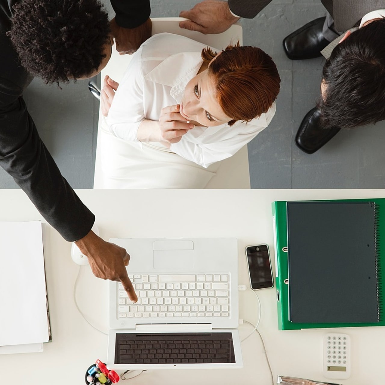 Dans 58% des cas, les violences sexistes et sexuelles commises à l'encontre des personnels de direction sont commises par "un cercle professionnel proche de la victime". Ces auteurs sont à 77% un homme ou des hommes. (AltoPress/PhotoAlto/BSIP)