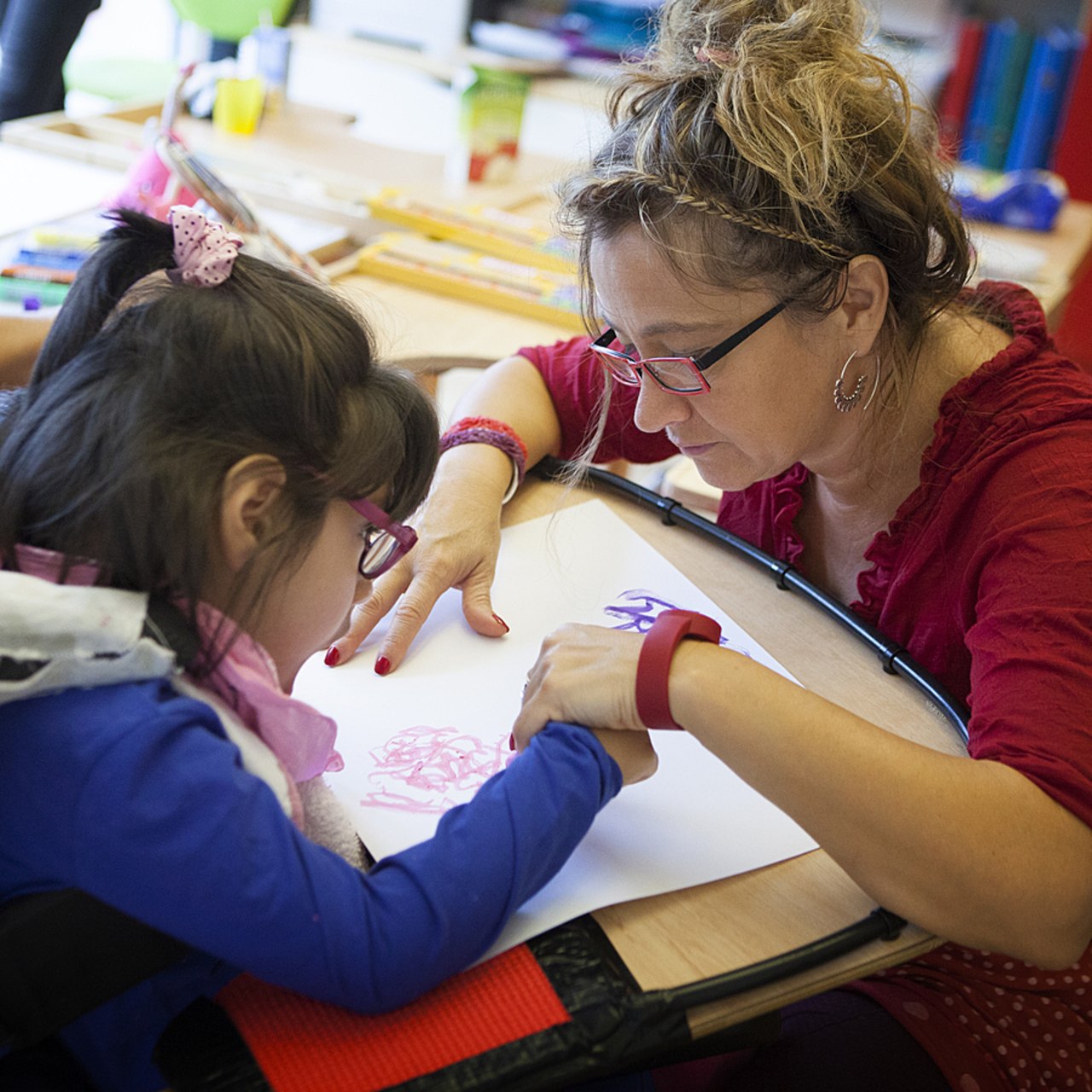 Avec son CFA hors les murs, la Fondation des amis de l'atelier veut former de nouveaux professionnels médico-sociaux. (Amélie Benoist/ Image Point FR/BSIP)