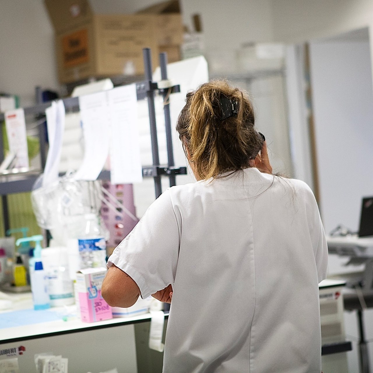 En matière logistique, les hôpitaux font face à des enjeux organisationnels et architecturaux loin d'être négligeables mais souvent mal appréhendés. Or il convient d'y passer du temps, et ceci très en amont d'un projet. (Amélie Benoist/Image Point FR/BSIP)