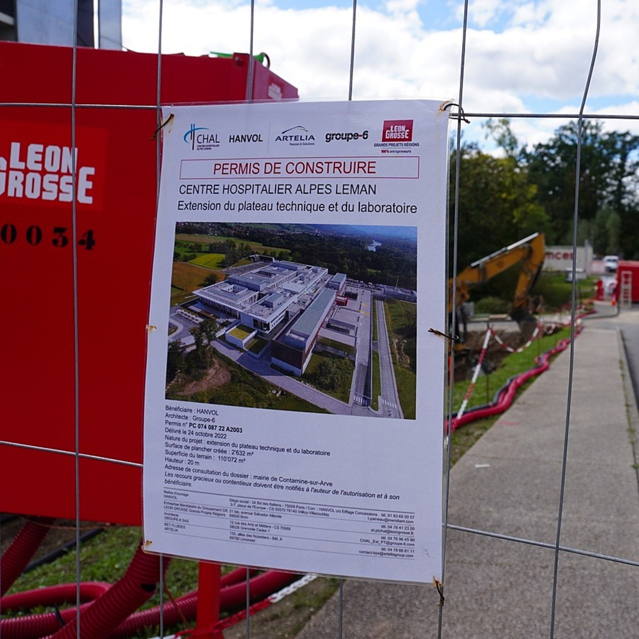 Le CH Alpes-Léman adapte et étend son plateau technique à travers un chantier d'ampleur. (CHAL)