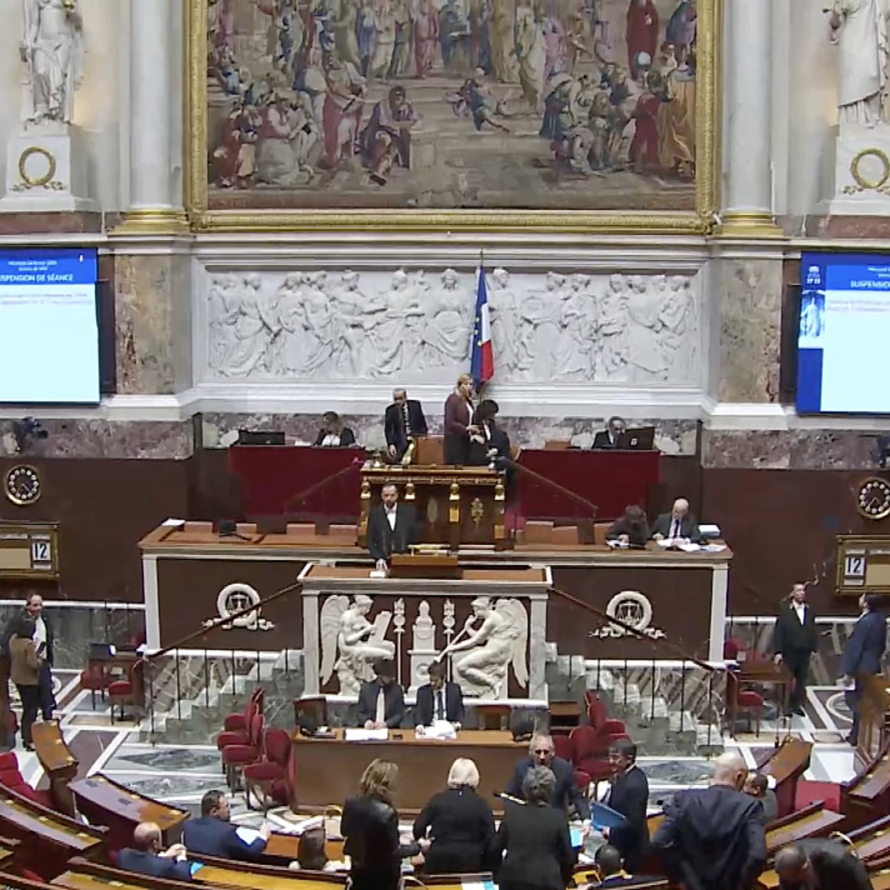 Crédit photo : Capture d'écran de la retransmission de la séance publique du 12 février à l'Assemblée nationale.