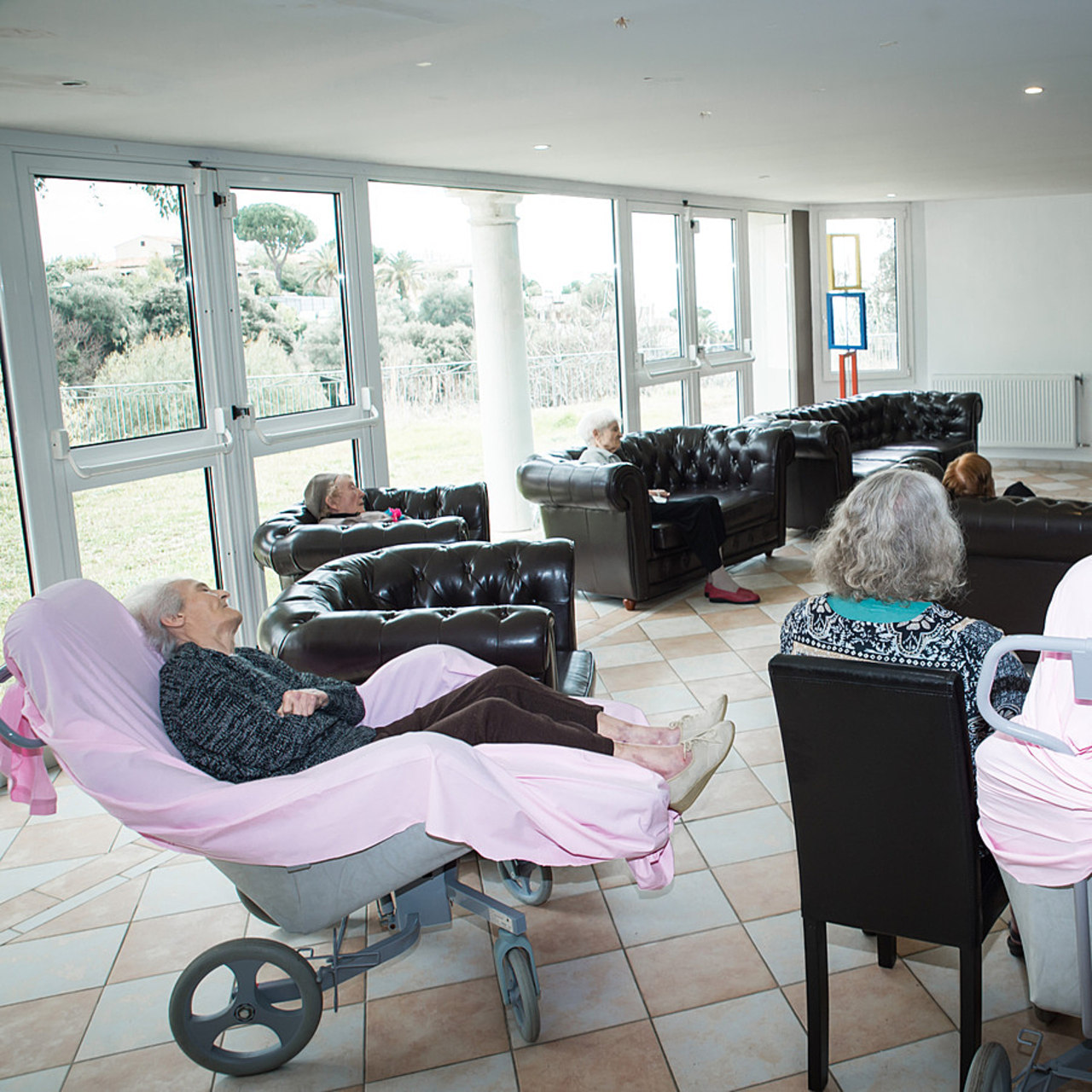 Les critères d'accès au fonds d'urgence de 250 M€ pour les Ehpad n'ont pas été mentionnés, alors que le cabinet de la ministre Catherine Vautrin avait évoqué "une forme d'engagement moral à suivre un certain nombre de recommandations". (Albane Noor/BSIP)