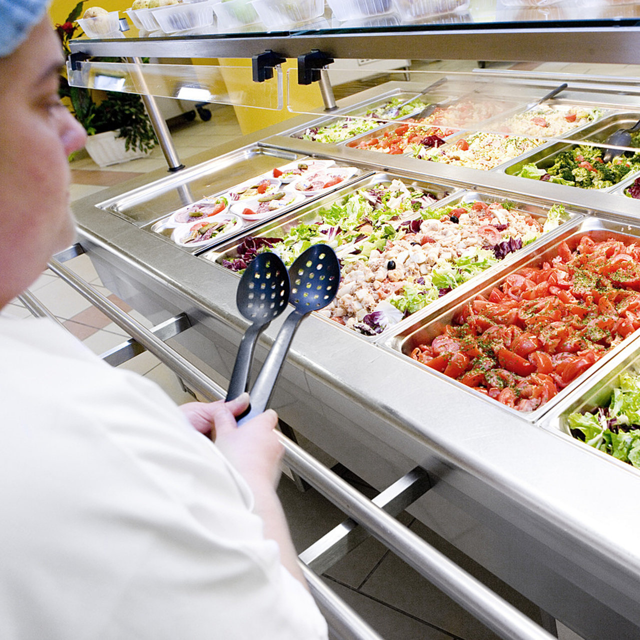 Contrairement au monde de l'entreprise, le déjeuner n'est pas le seul temps fort, pour les professionnels de l'hôpital. (Bruno/Image Point FR/BSIP)