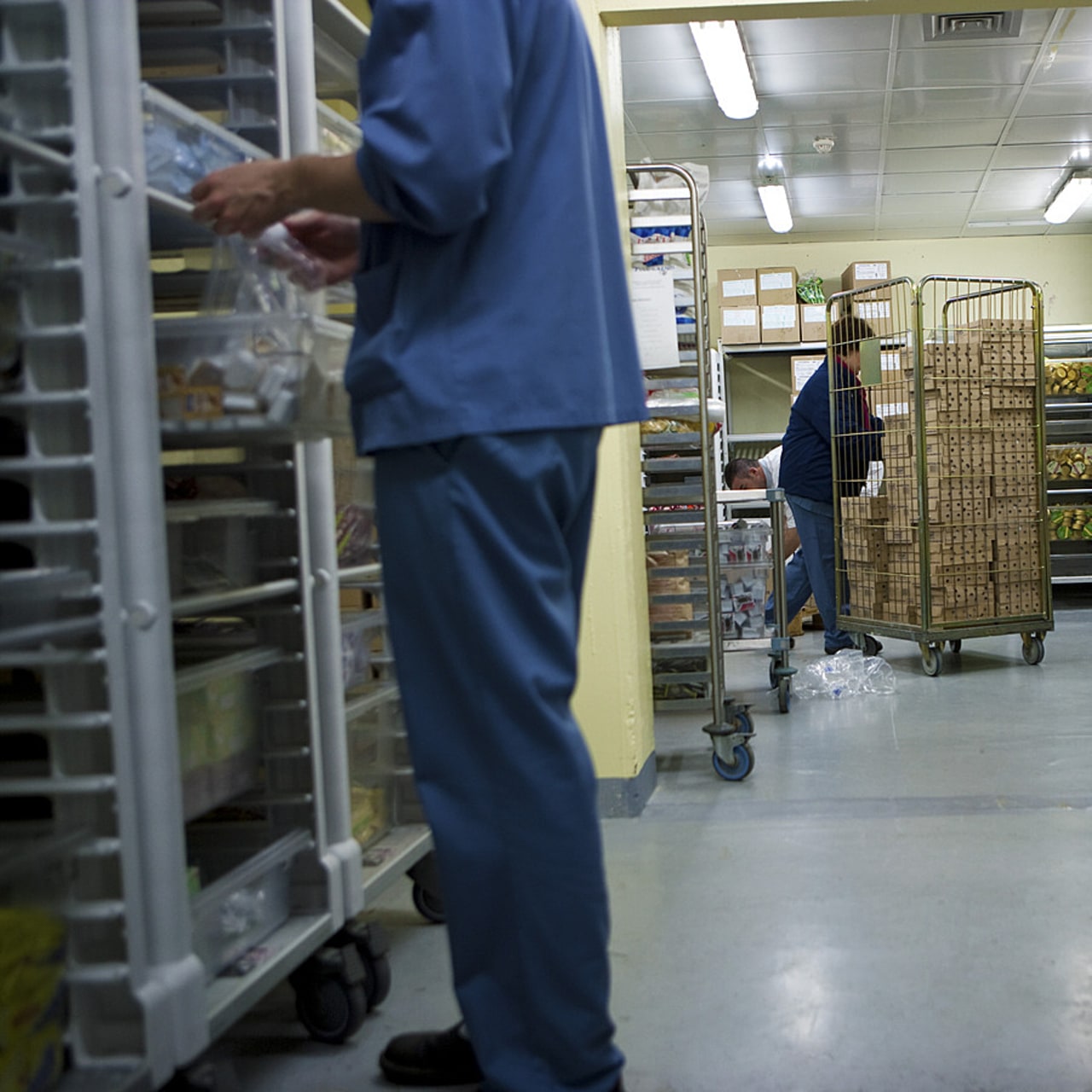 Les objectifs en matière de produits bio et de qualité prévus par la loi Egalim ne sont pas atteints en santé. (Amélie Benoist/Image point FR/BSIP)