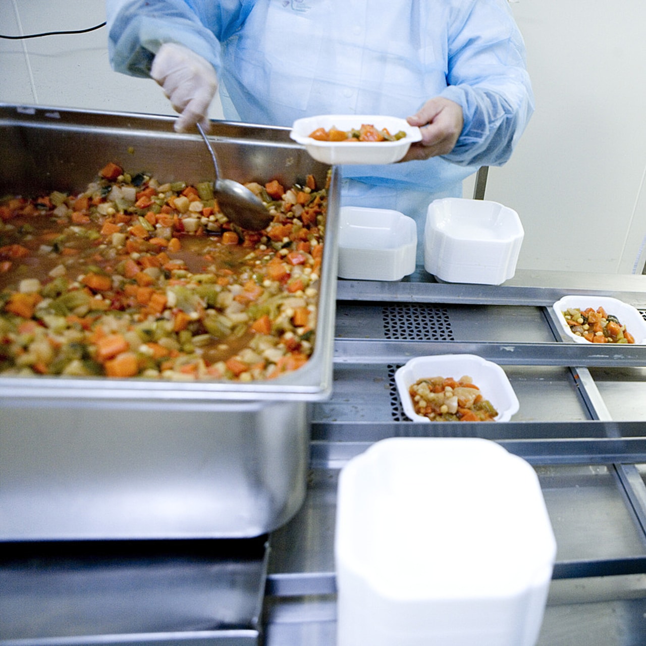 Le nombre de cantines ayant fait leur télédéclaration sur le site Ma cantine a doublé en 2025 par rapport à la campagne de 2024. (Bruno/Image Point FR/BSIP)