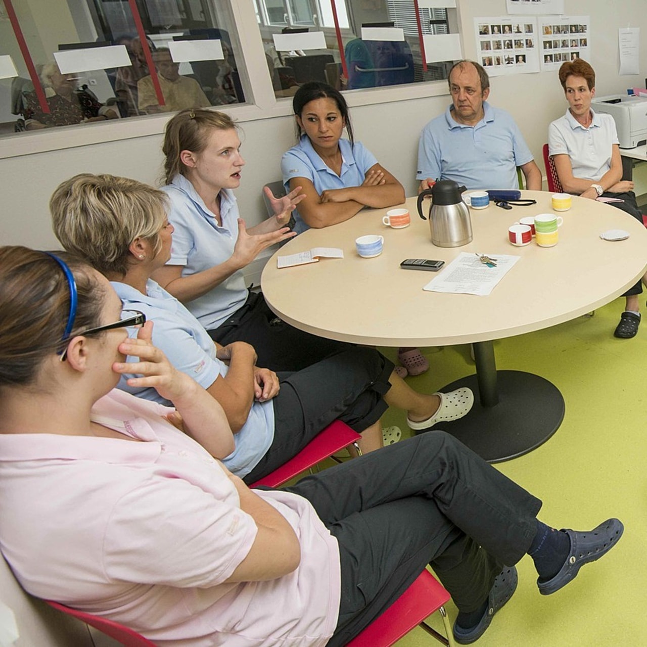 Le programme Perf Ehpad interroge l'organisation des établissements. (Astier/BSIP)